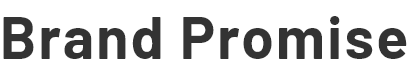 Brand Promise