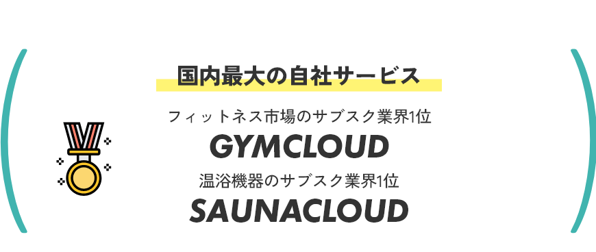 国内最大の自社サービス